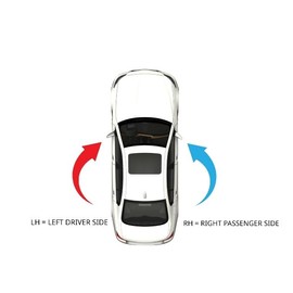 VAM for 02-05 Thunderbird, Right Passenger Convex Mirror Glass Lens w/Adhesive, USA