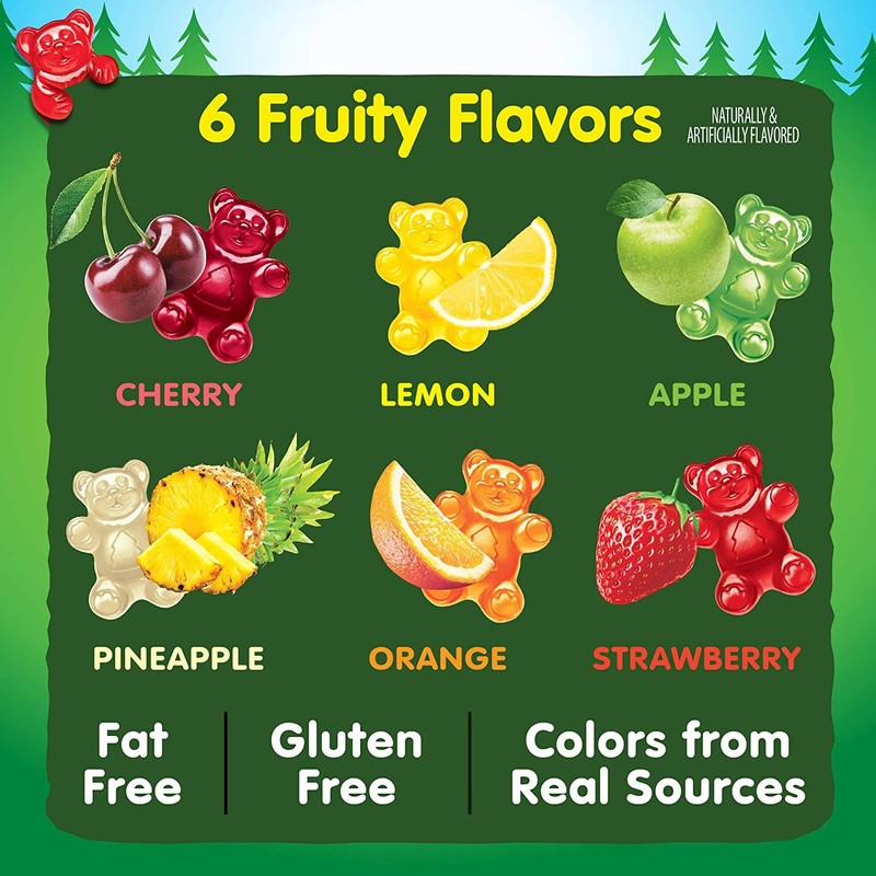 Black Forest Gummy Bears Candy, 4.5 Ounce, Pack of 12