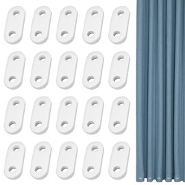 Pack of 20 20 g Curtain Weights, Bottom Painted White High Quality Weight Curtain Bottom, Lead Weight Curtain, Shower Curtain Weighted Pencils, Weights for Curtains Home Office Table Cloth Accessories