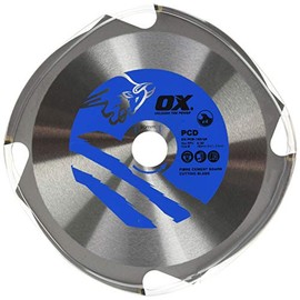 OX Fibre Cement Cutting Blade - 4 Teeth - 165/20 mm