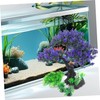CORHAD 1 Pack Artificial Aquarium Plants Lifelike Freshwater Aquarium Decorations