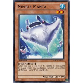 Yu-Gi-Oh! - Nimble Manta (GAOV-EN097) - Galactic Overlord - Unlimited Edition - Common by Yu-Gi-Oh!