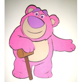Toy Story Lotso Bear Paper Die Cut Scrapbook Embellishment