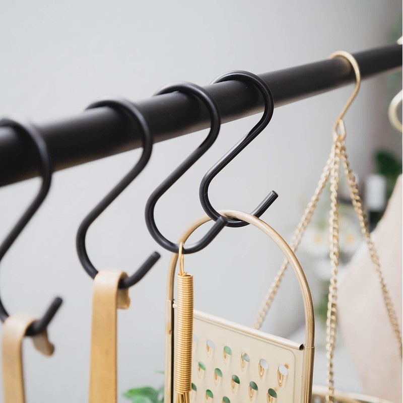 rod & knot S Hooks Made of Sturdy Metal -