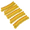 100Pcs TPU Pig Cow Ear Tag with Number 001‑100 Ear