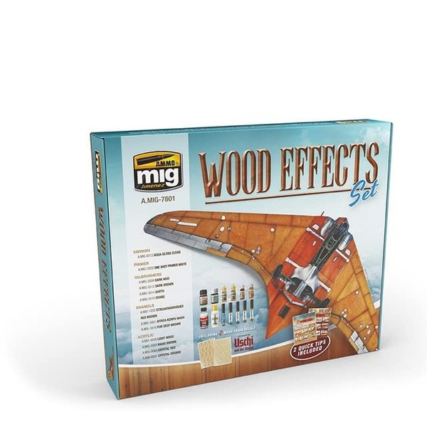 Ammo Mig: 7801 Wood Effects Set
