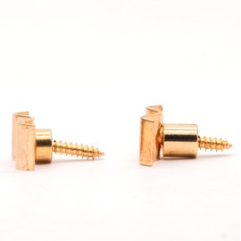 harpfeas 4PCS Metal Vintage Style Guitar String Trees Guides Retainers for Fender Strat or Tele Style Electric Guitar (Gold)