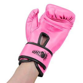 Luniquz Boxing Gloves for Kids Youth, 4 6 8 oz Pink Punching Bag Gloves for Girls Sparring, 4 oz Pink