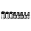 Powerbuilt 8-Piece 1/4-Inch Drive Universal Spline Socket Set with Dual