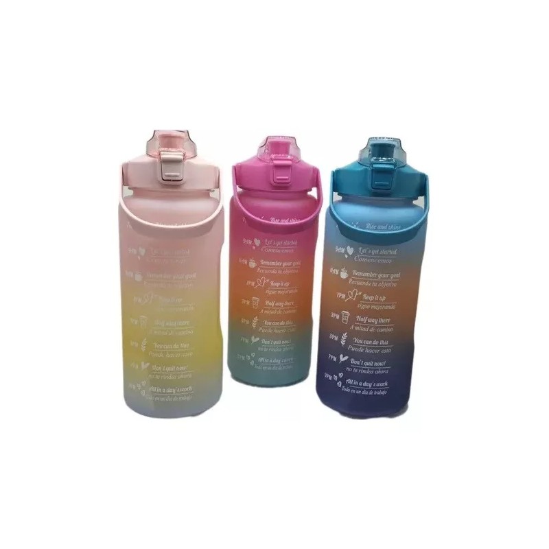 Taej 85 Pack 5 Vasos Para Agua Motivacionales Deportivos 2