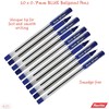 rorito 10 x 0.7mm B Max BLUE Ballpoint Pens Unique