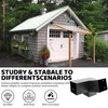Pergola Slanted Roof Bracket kit 4 Pack,3-Way 15-Degree Right Angle