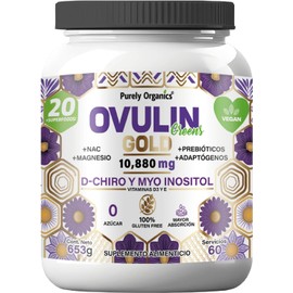 Ovulin Greens en Polvo | Myo y D-Chiro Inositol 60 servicios | Sabor Natural a Frutas