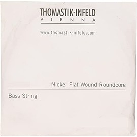 Thomastik Einzelsaite B/H .136 Stahlkern, Nickel flat wound long scale 34" JF34136 für E-Bass Jazz Satz JF345, JF346
