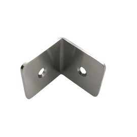 Angle Connectors Square Stainless Steel Hole Angle Connector Pack of 10