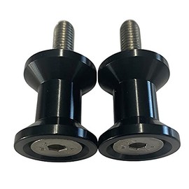 Pro-Tek Black Swing Arm Spools For Kawasaki Versys 650 2013 2014 2015 2016 2017 2018 2019 2020 Kawasaki Versys 650 KLE650 Spool Sliders, 8mm Spools (Black)
