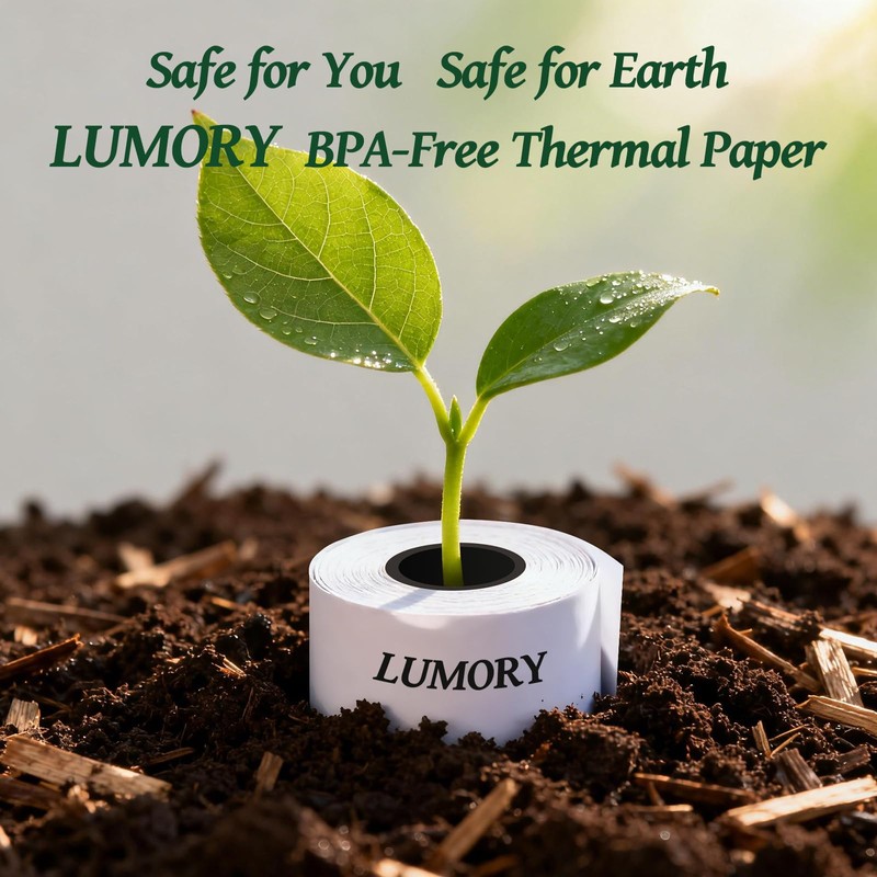 TUXIYA 2 1/4"x50' Thermal Paper Receipt Rolls,12 Rolls of Thermal