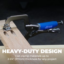 Kreg KHC-MICRO Face Clamp - 2-Inch Pocket-Hole Clamp for Flush Joints - Adjustable Pressure for Precise Woodworking - Works with Kreg Pocket-Hole Jigs - Ergonomic