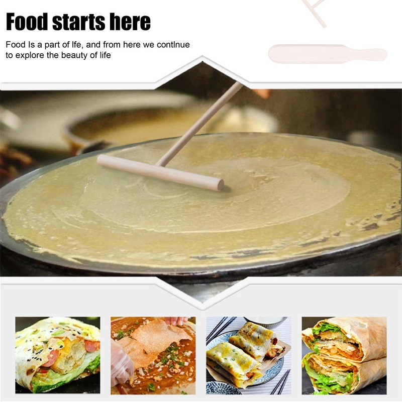 Jitnga Set of 2 Crepes Distributor Spatula and Dough Distributor