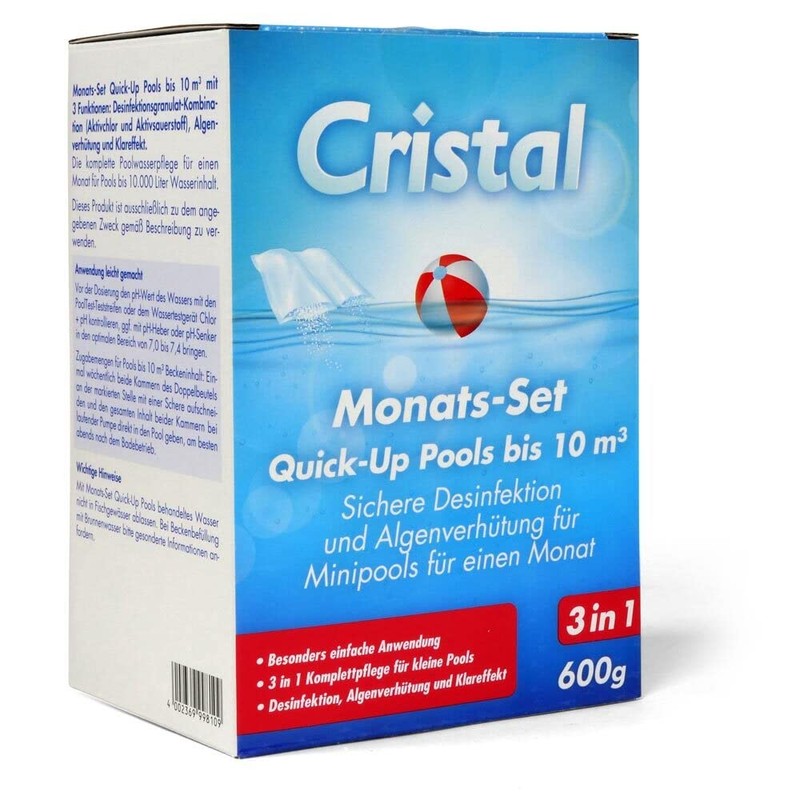 3-in-1 Complete Care for Small Quick-Up Pools up to 10
