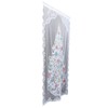 SOLUSTRE 1 Set Illuminated Christmas Tree Curtain Panel Lace Window