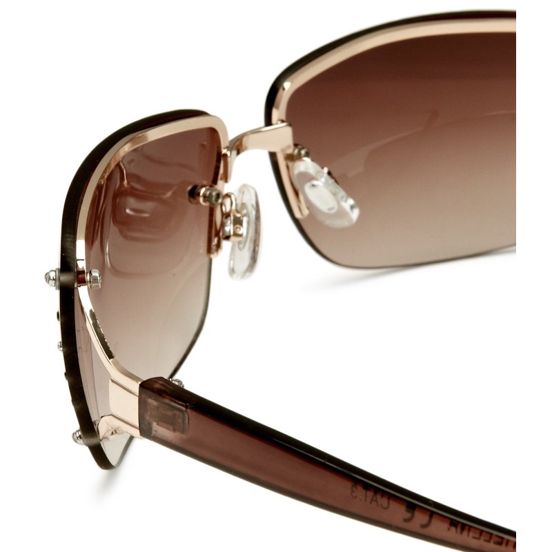 Eyelevel Helena Rimless Women's Sunglasses Brown One Size