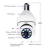 Light Bulb Camera Wireless WiFi 360 Degree Panoramic Motion Detection