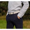 Men's Reversible Cork Leather Belt for Men Cork 35mm Wide,