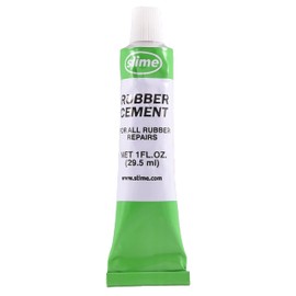 Slime 1051-A Rubber Cement, Tire Repair, Use Plugs or Patches, 1 oz. Tube