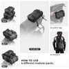 Rhinowalk Motorcycle Tail Bag Motorbike Side Bag 8L Full Waterproof