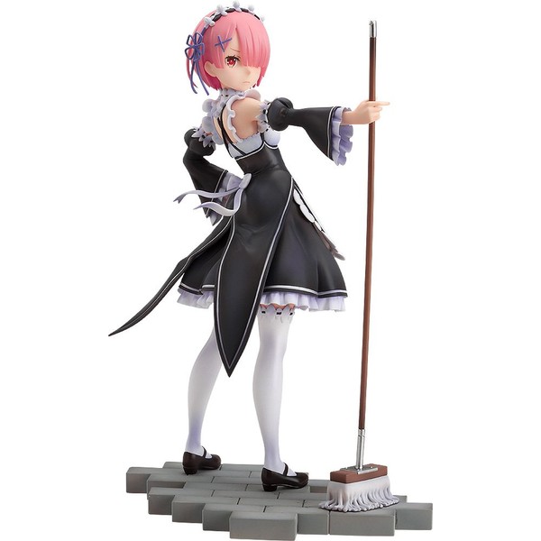 Good Smile Re: Zero: Starting Life in Another World: Ram (Maid Version) 1: 7 Scale PVC Figure