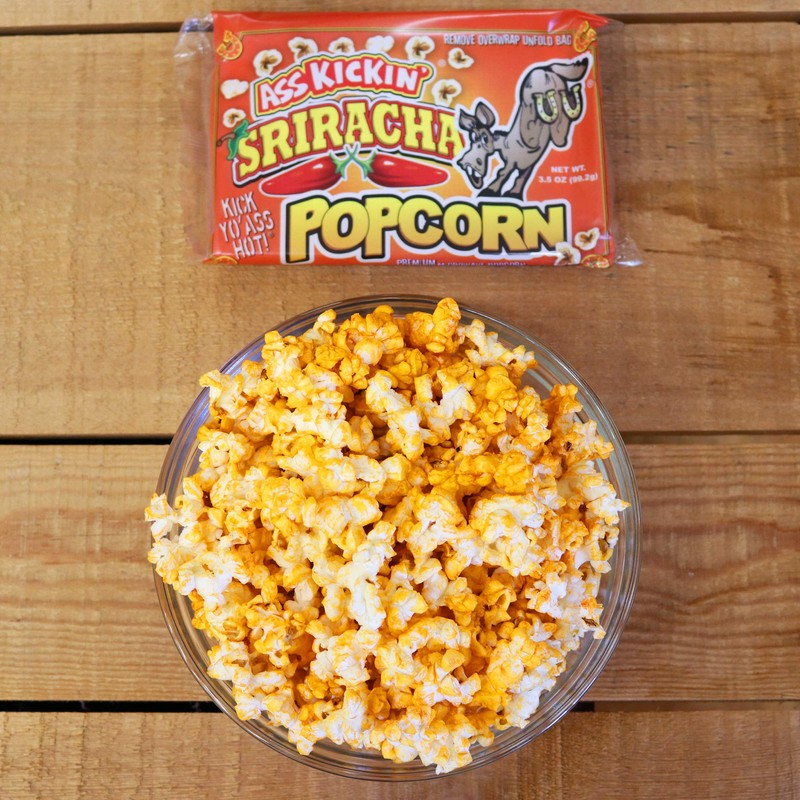 ASS KICKIN’ Sriracha Premium Microwave Popcorn - 6 Pack -