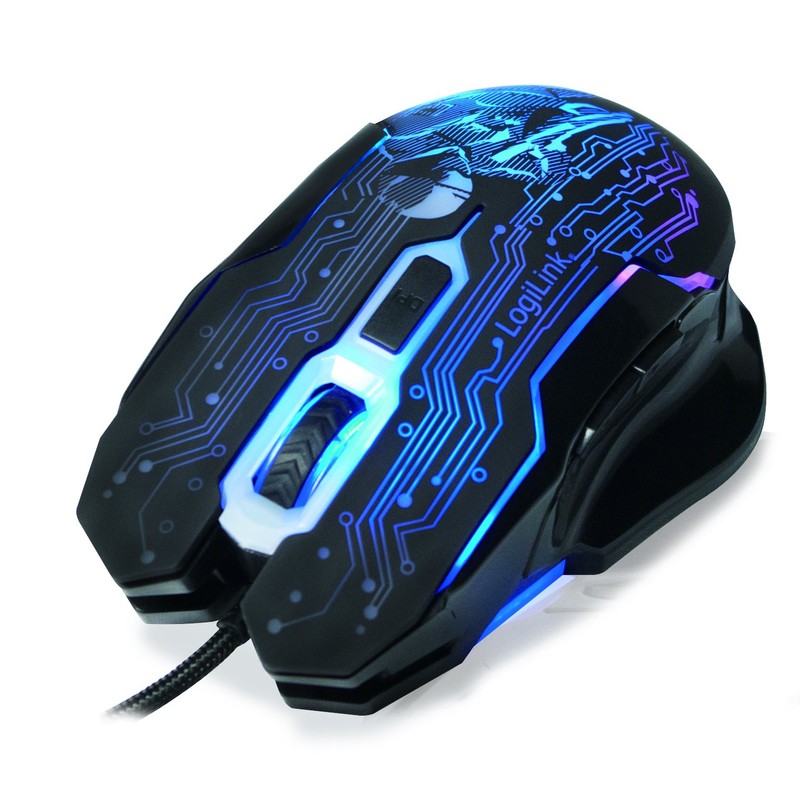 LogiLink ID0137 USB Gaming-Maus, 2400 DPI schwarz