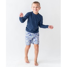 RUGGEDBUTTS - Bañador para niño, Ocean Camo, 8 Años