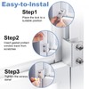 4 Sets Sliding Window Locks with Key, Window Locks for