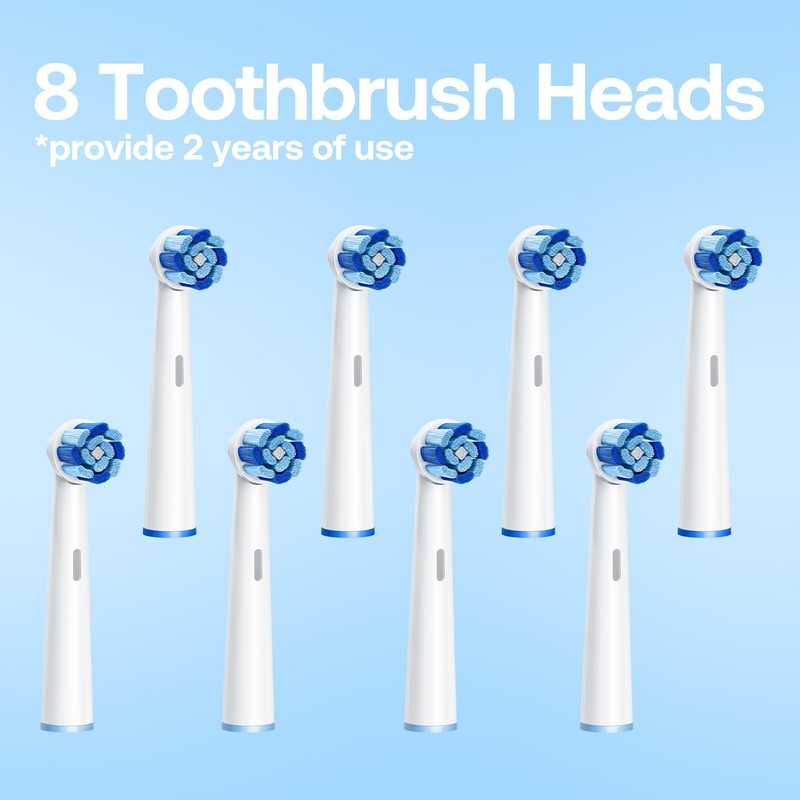 Bitvae R2 Rotating Electric Toothbrush for Adults with 8 Brush