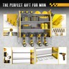 Power Tool Organizer Wall Mount with Charging Station, 4 Layers
