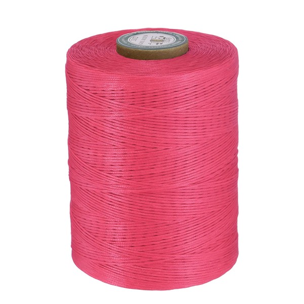 QUARKZMAN Flaches Leder-Nähgewachstes Faden, 780m / 853 Yards Wachs-Polyester-Schnur, 0,8mm
