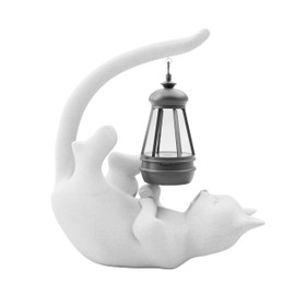 mikilov Elephant Sculpture Lantern Decor - Outdoor Lanterns & Indoor Statue Decorations for Garden, Yard, Porch, Home, Balcony (Lying)