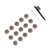 Hearing Amplifier Plugs Double Layers Silicone Ear Plug Tips Dome