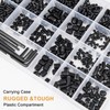 VIGRUE 1105PCS 25 Sizes Metric & SAE Set Screw Assortment