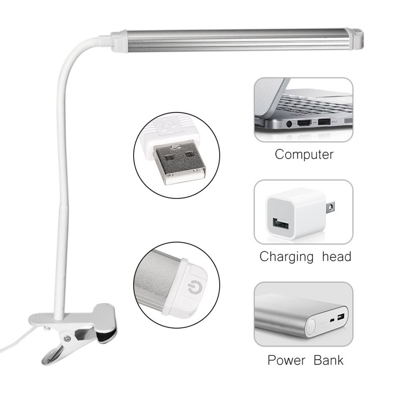 Clip-on Desk Lamp for Tattoo Nail Art Reading Beauty Makeup