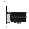 PCIe Network Card 2.5Gbps Dual Port Gold Plated Pin Aluminium