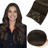 Full Shine Clip in Hair Extensions Brown Hair Extensions Real