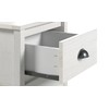 Camaflexi Hampton Solid Wood Nightstand, Coastal White