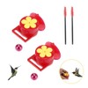 Hummingbird Feeder for Window Small Handheld Bird Flower Feeders with