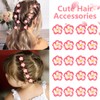 YISSION 20Pcs Mini Hawaiian Flower Hair Clips Cute Hair Pins