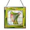 Royal Tara Harp - Celtic Reflections Glass Panel Suncatcher