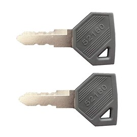 QTMY 2 Pack Yanmar 194155-52160 Ignition Key EX450, EX2900, EX3200, SC2400, SC2450