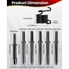 DUPDMKIN 7 Pcs Air Hammer Bits Smoothing Pneumatic Solid Rivet